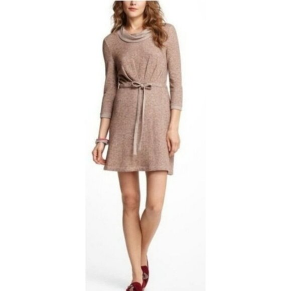 Anthro Saturday Sunday Chatham Sweatshirt dress Brown Size S - Picture 1 of 10